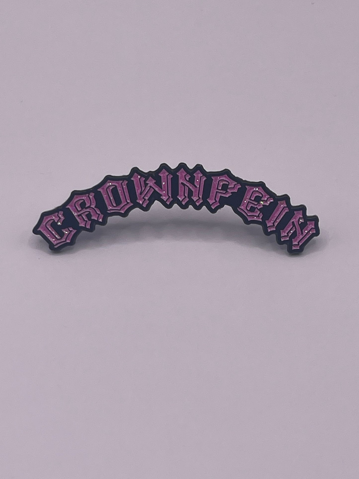 Crown Fein Script Pin "Pinky"