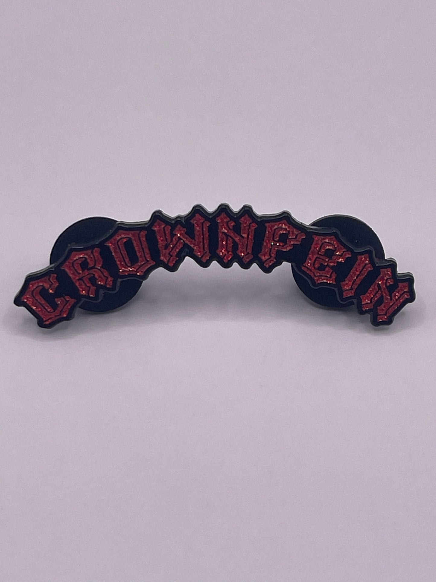 Crown Fein Script Pin "Bloody Valentine"