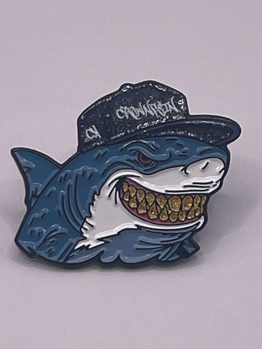 Crown Fein "Sharky" pin